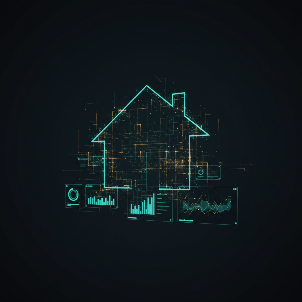 Simulateur capacité emprunt immobilier - calculateur interactif dark fintech